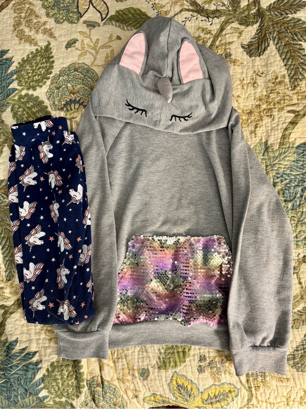 SHEIN Light Gray Pullover Hoodie